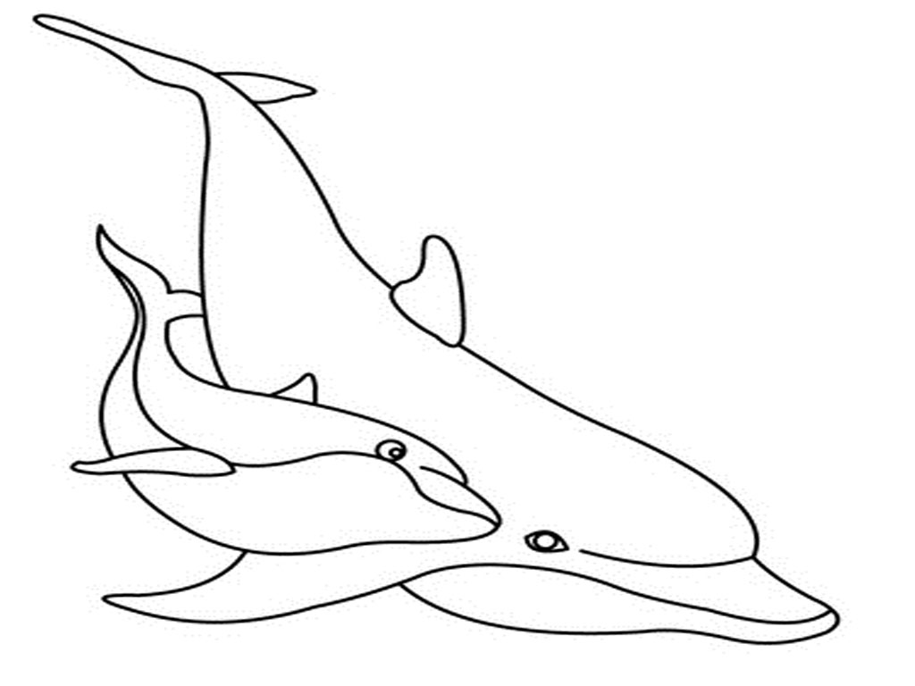 Coloring Pages of Mermaids and Dolphins | Free coloring pages for kids