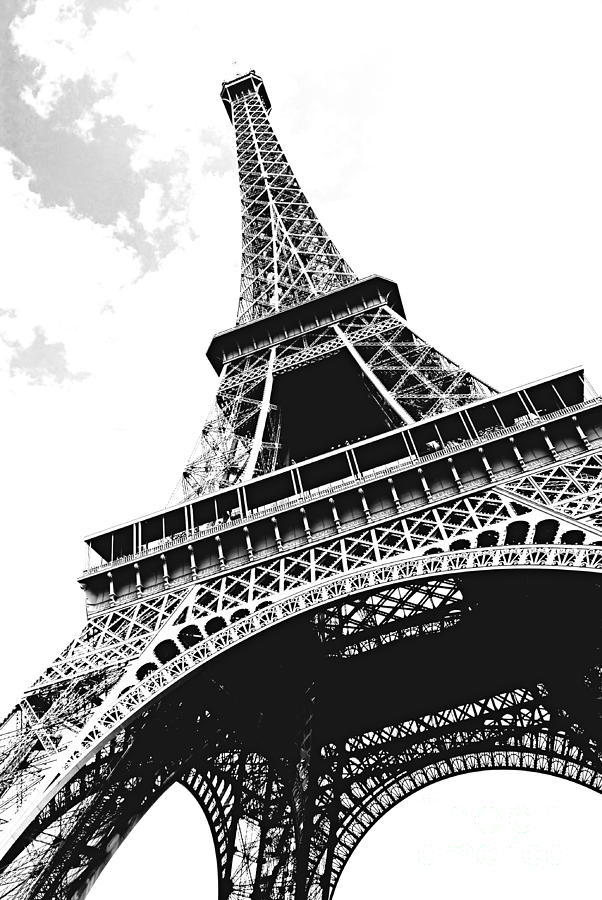 Eiffel Tower Drawing Black And White - Gallery
