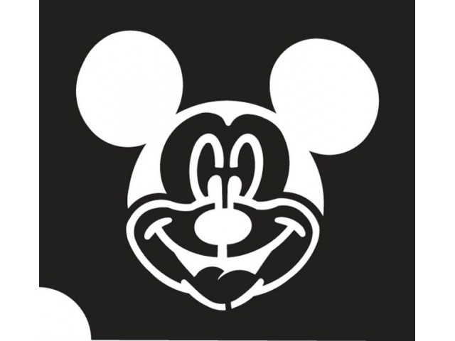 Mickey Mouse 01 glitter tattoo stencil