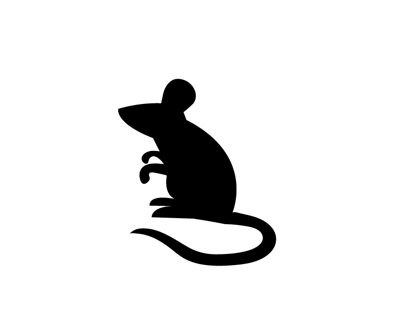Mouse Silhouette Images  Pictures - Becuo