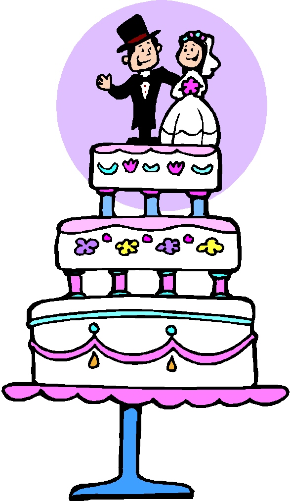Wedding Cake Cartoon 