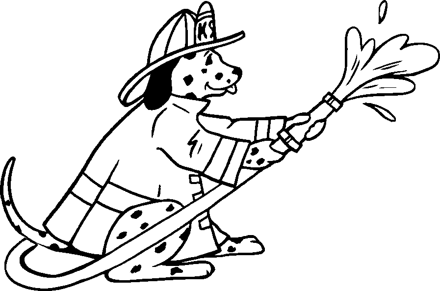 Dalmatian Fire Clipart
