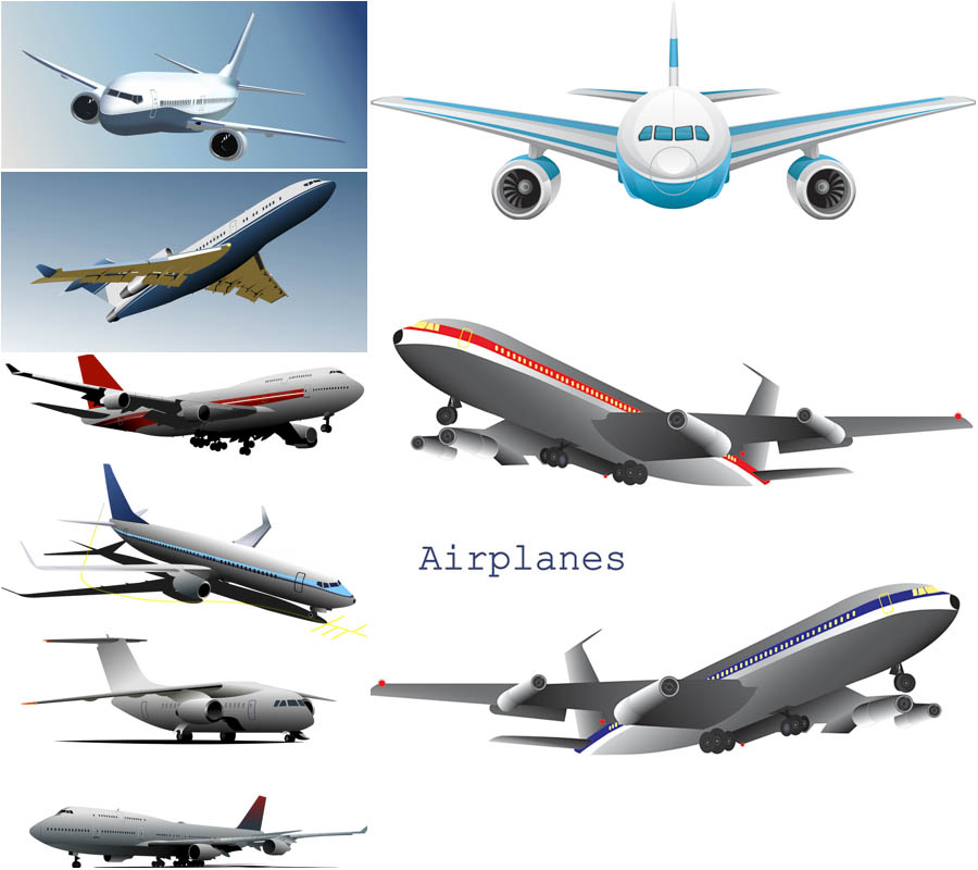 Airplanes vector | Vector Graphics Blog