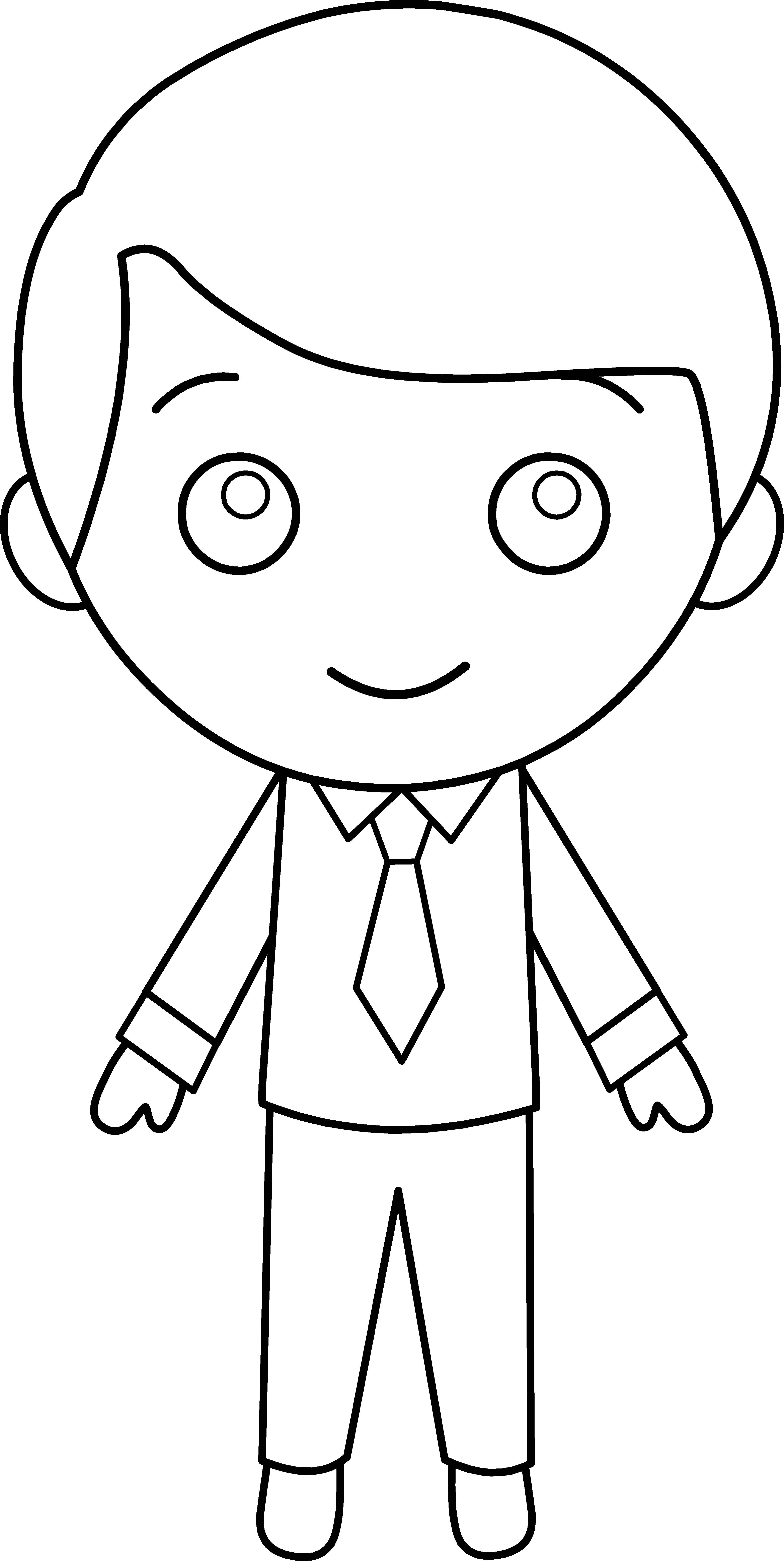 Images For  Boy Black And White Clipart