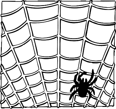 Free Spider Web Clipart - Public Domain Halloween clip art, images 