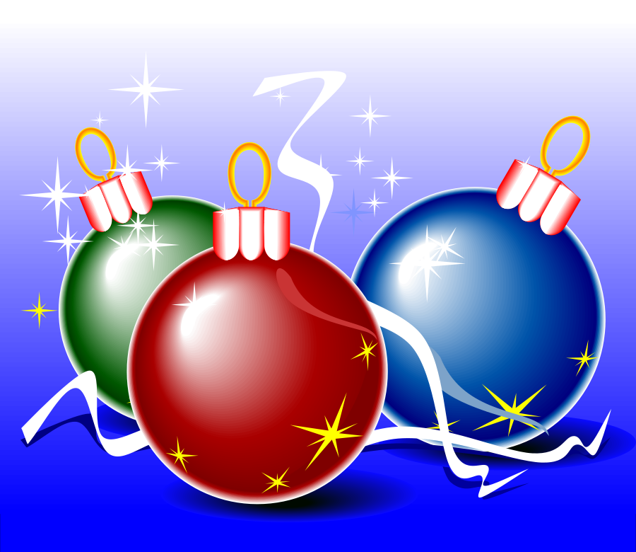 Christmas balls Clipart, vector clip art online, royalty free 