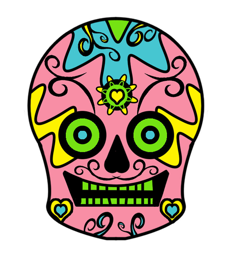 Sugar Skull Drawings Simple Images  Pictures - Becuo