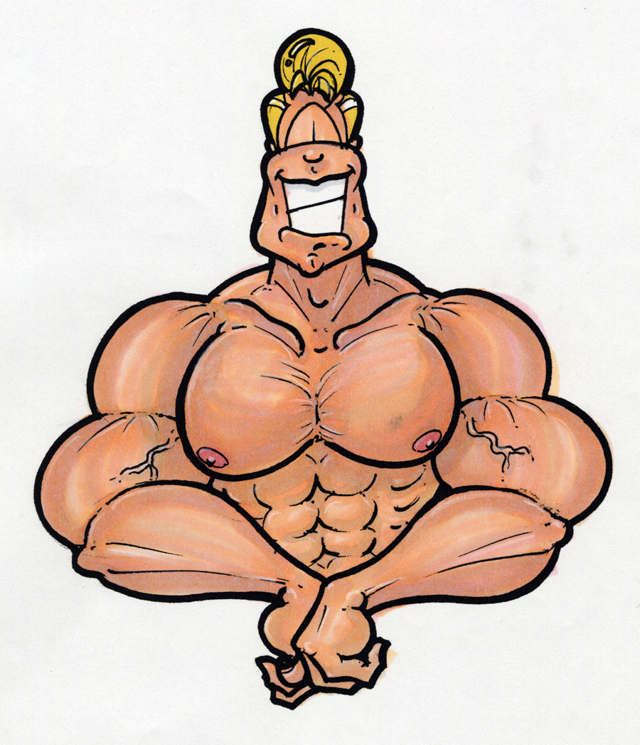 Muscle Cartoon Man Images  Pictures - Becuo