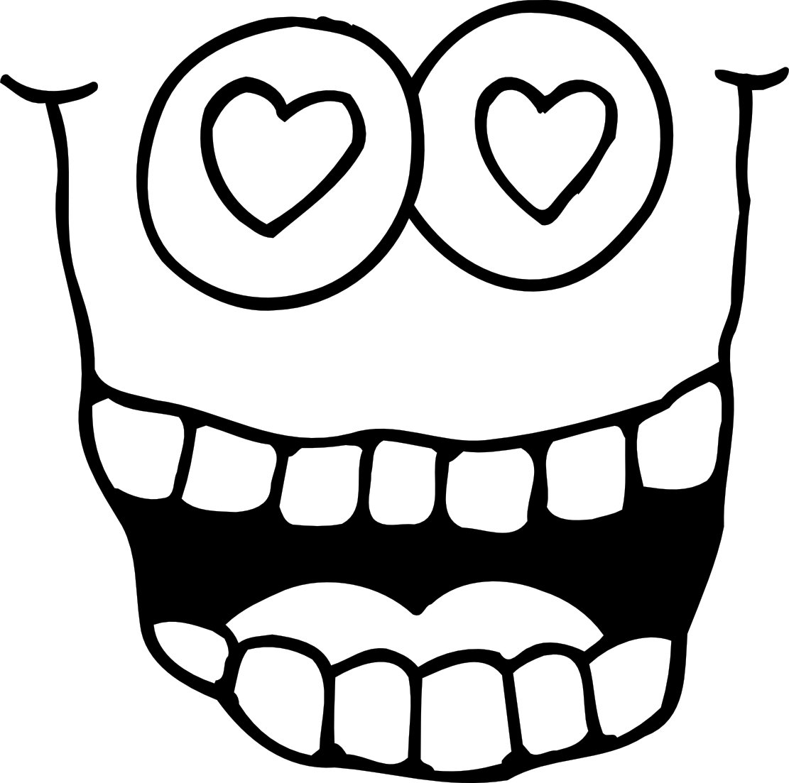 Images For  Happy Valentines Clipart Black And White