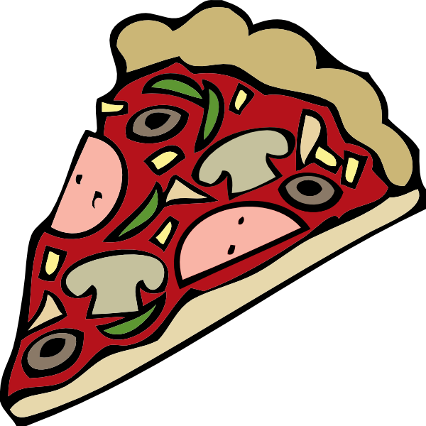 Pizza Slice clip art - vector clip art online, royalty free 