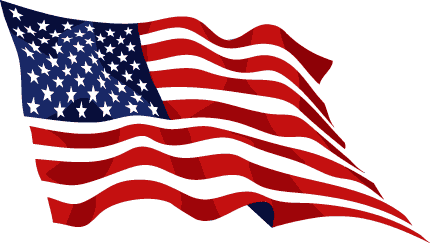 Usa Flag Waving Drawing - www.