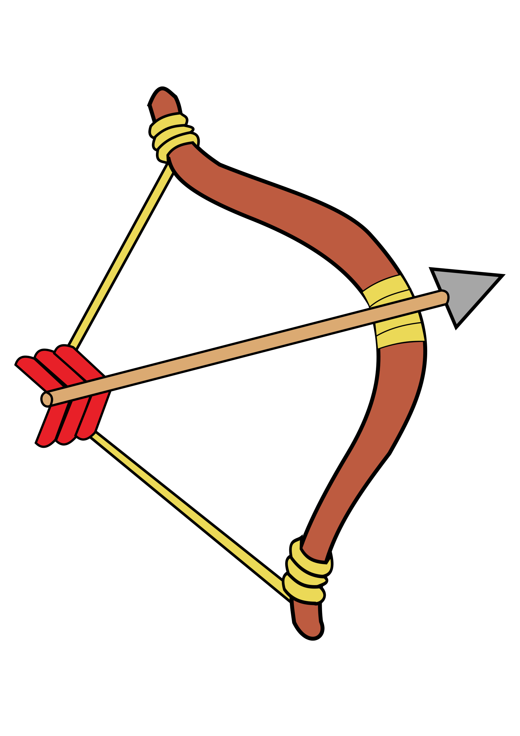 free clip art man with bow and arrow - photo #7