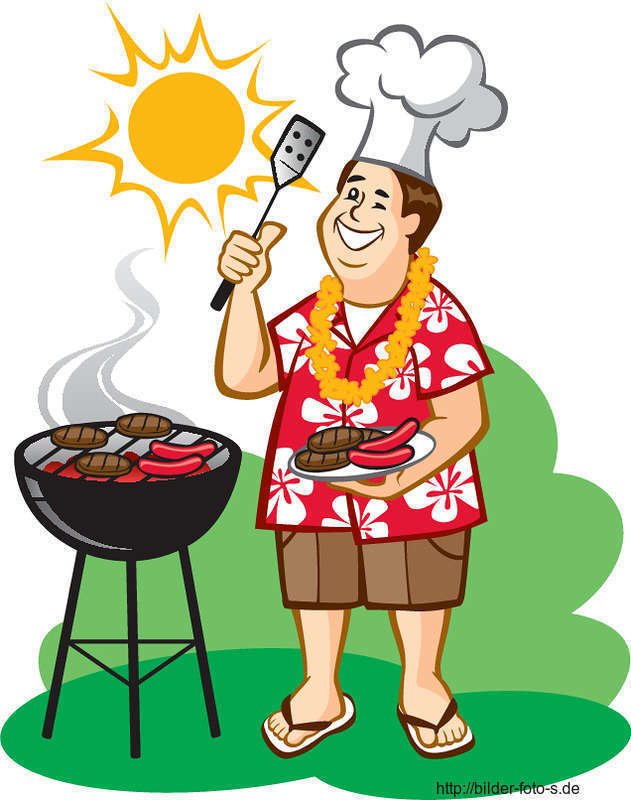 free clipart man grilling - photo #2