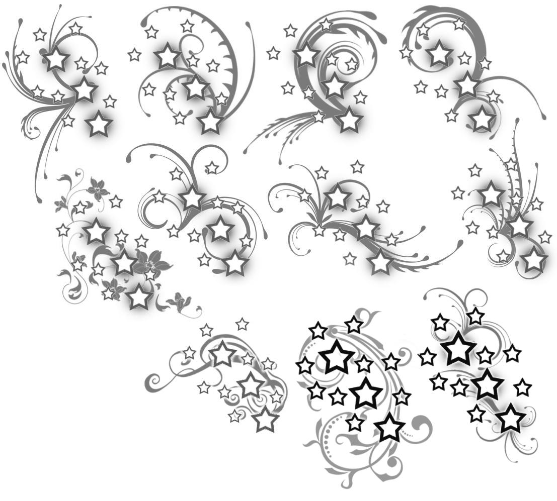 star and swirl tattoo designs - Clip Art Library