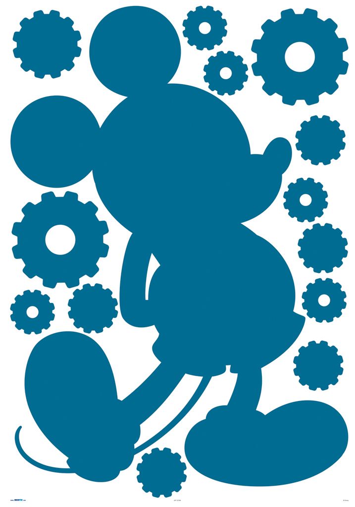 Mickey Mouse Silhouette 413x526 Clubhouse Clipart - Free Clip Art 