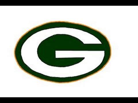 How to draw the Green Bay Packers, Packers, NFL team Logo - YouTube