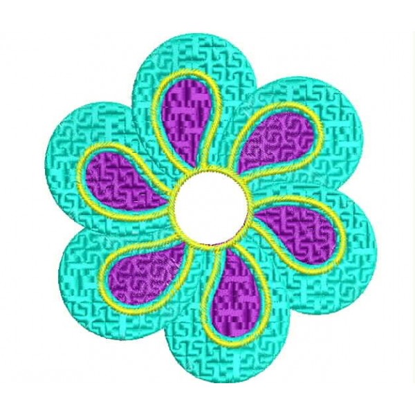 Shristi Funky Flower Designs Freebie 2024 - EmbroideryShristi