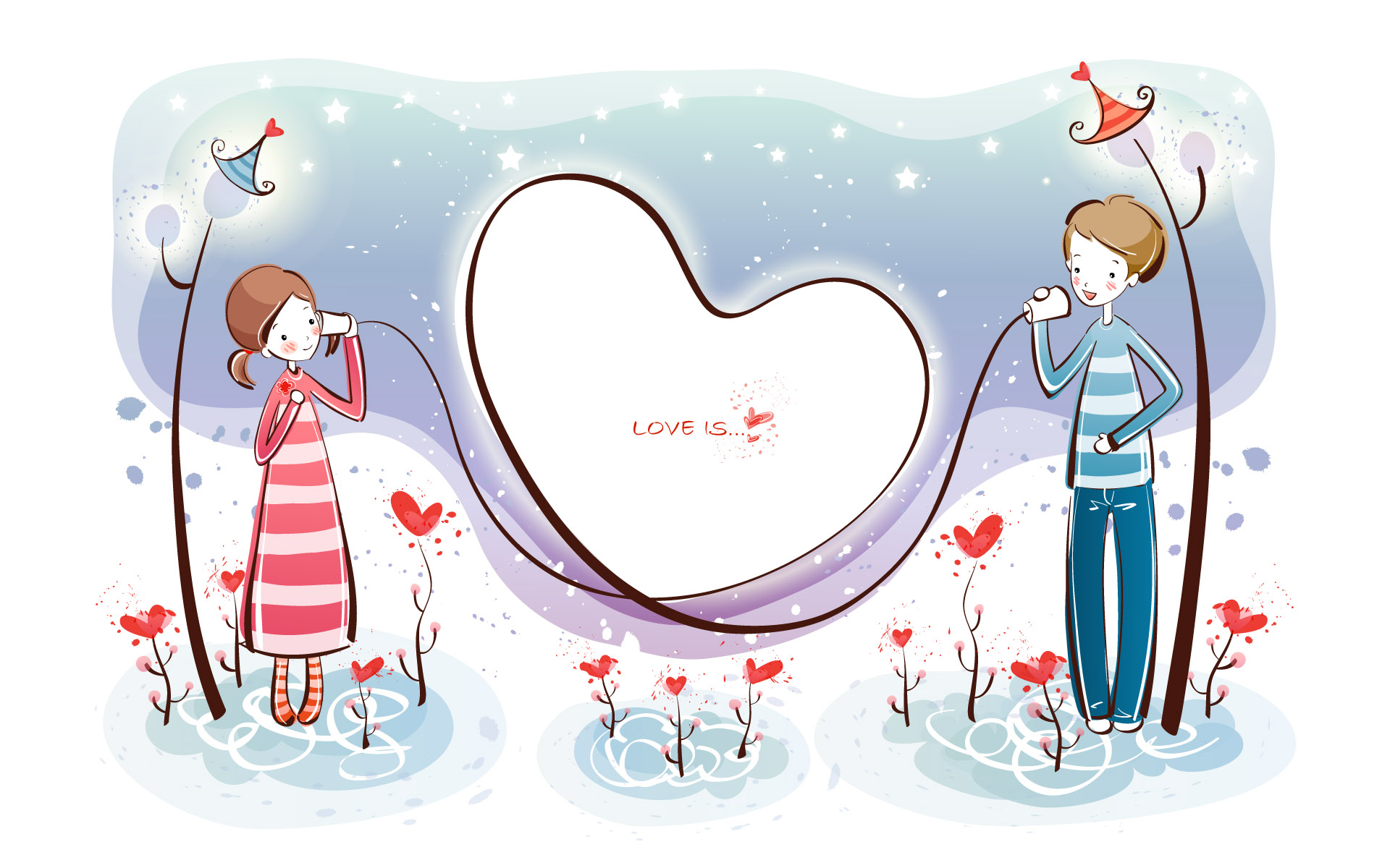 Clip Arts Related To : fall in love hd. view all Cartoon Couple Images). 