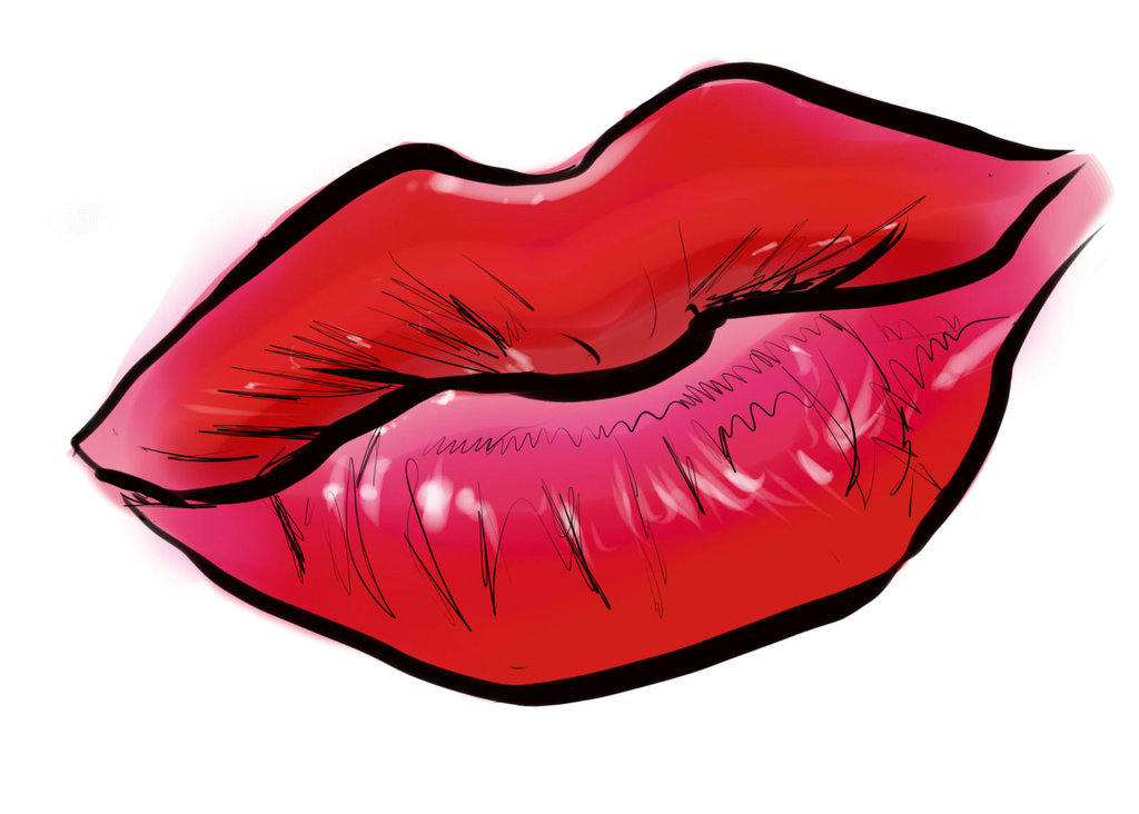Red Lips by Handockt on Clipart library