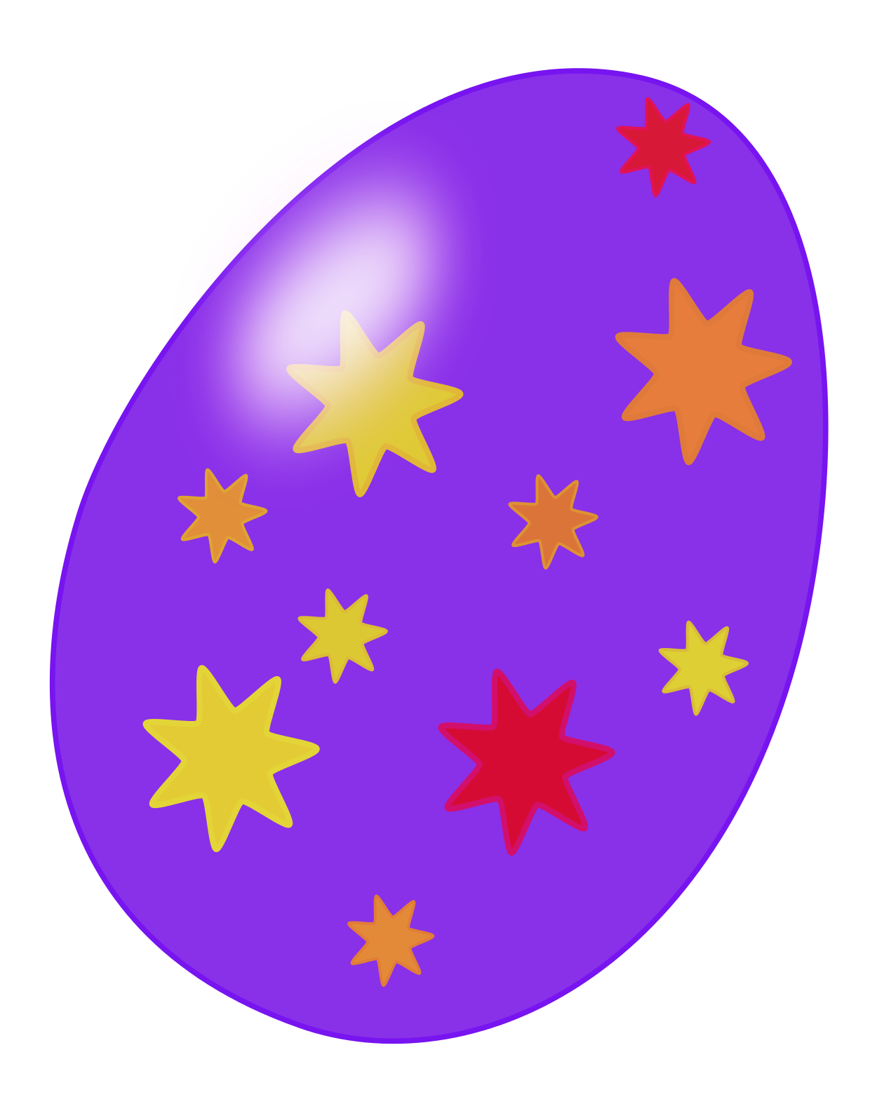 Free to Use  Public Domain Easter Eggs Clip Art