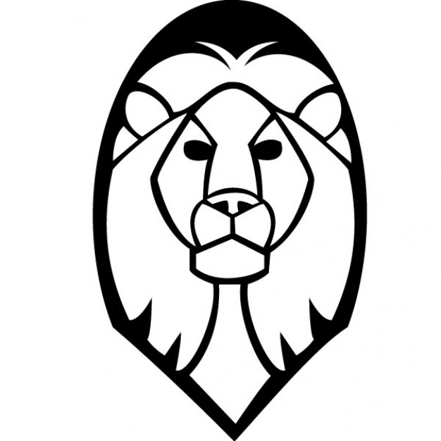 Lion head vector clip art Vector | Free Download