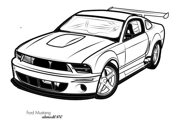 clipart ford mustang car - photo #21
