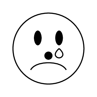 Happy And Sad Faces Black And White - Clipart library