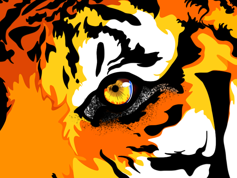 clip art eye of the tiger - photo #3