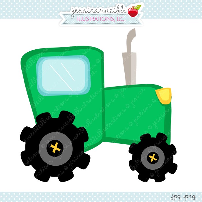 Farm Tractor - JW Illustrations