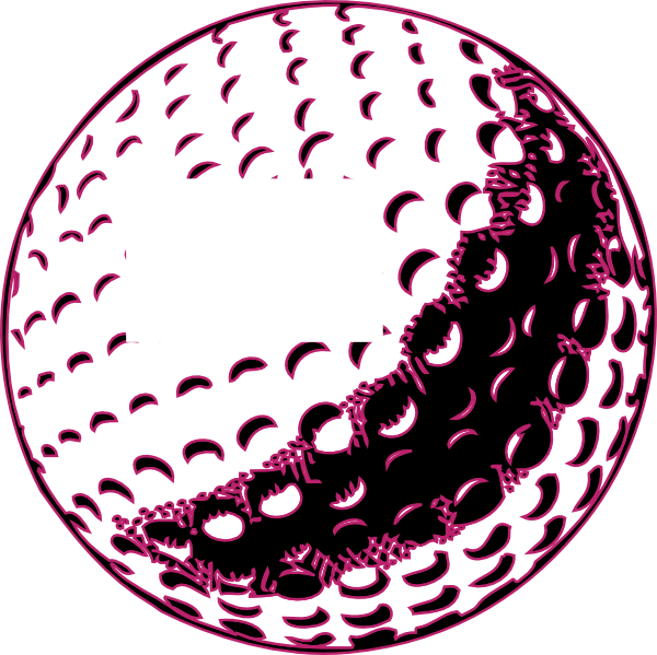 Golf Ball Number 1b clip art - vector clip art online, royalty 