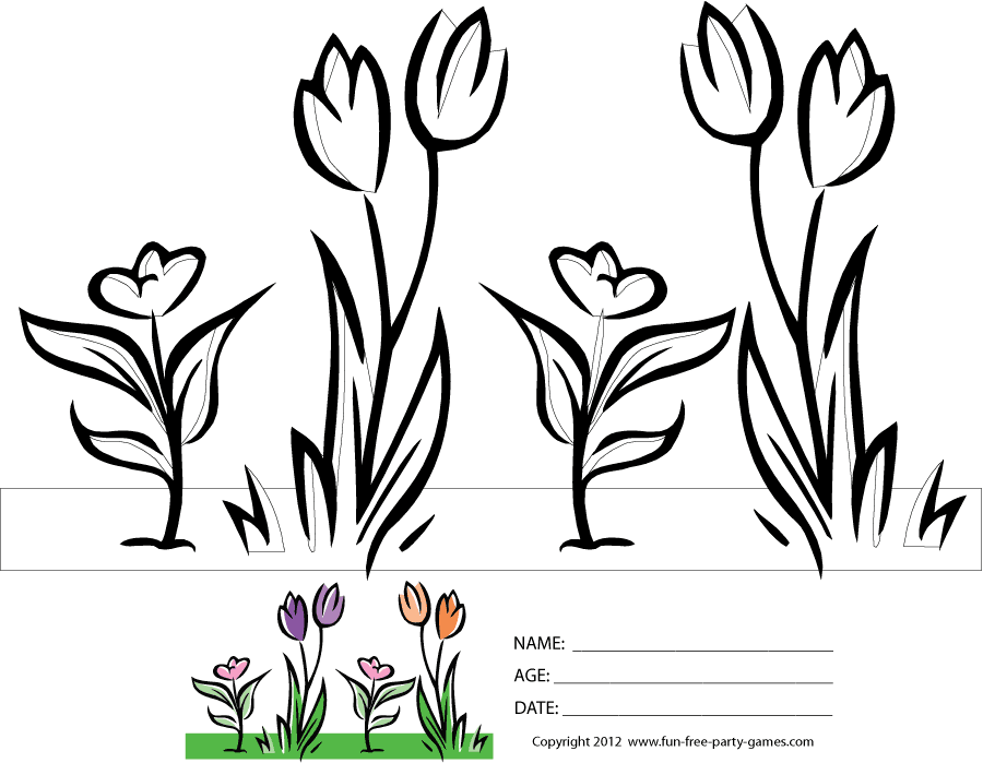 Images Cartoon Spring Flowers