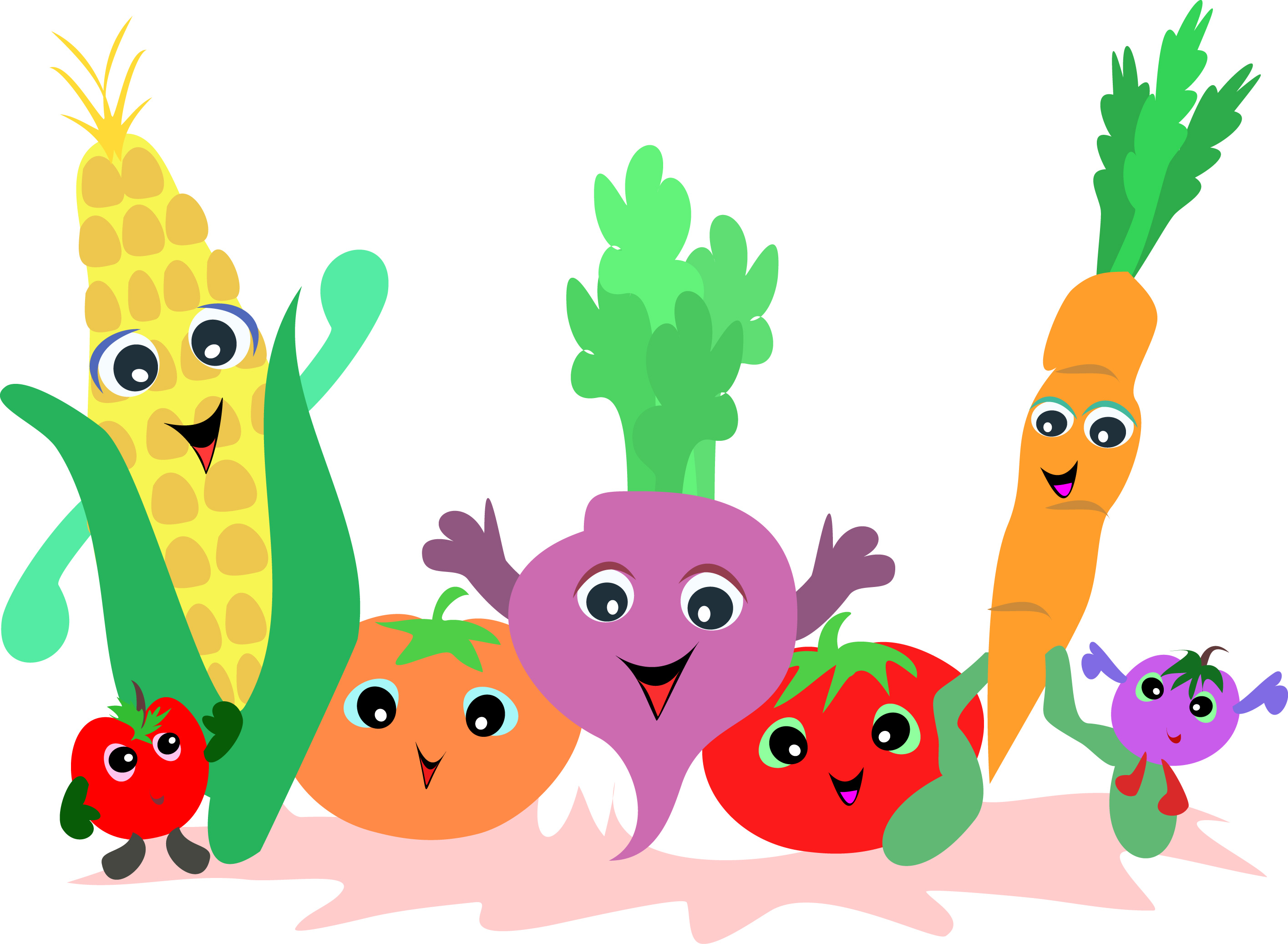 Fruits And Vegetables Border Clipart | Clipart library - Free 