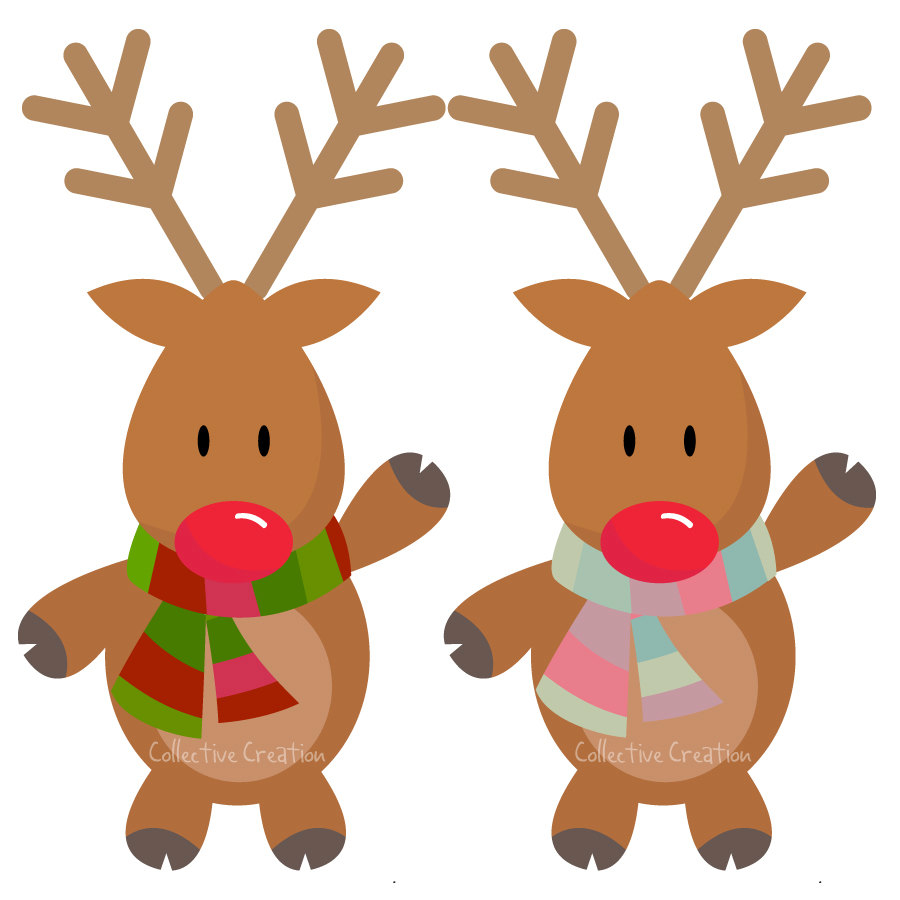 Digital Download Discoveries for CHRISTMAS REINDEER from EasyPeach.