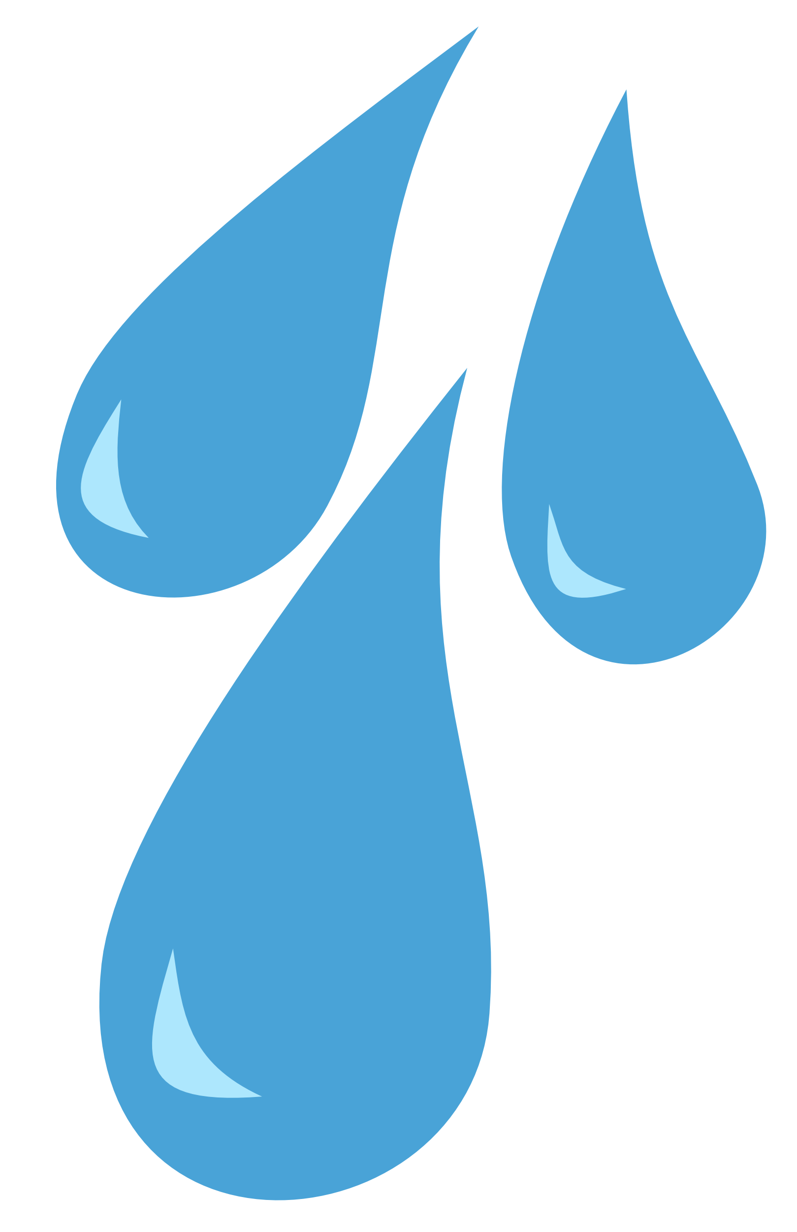 Raindrops cutie mark by The-Smiling-Pony on Clipart library