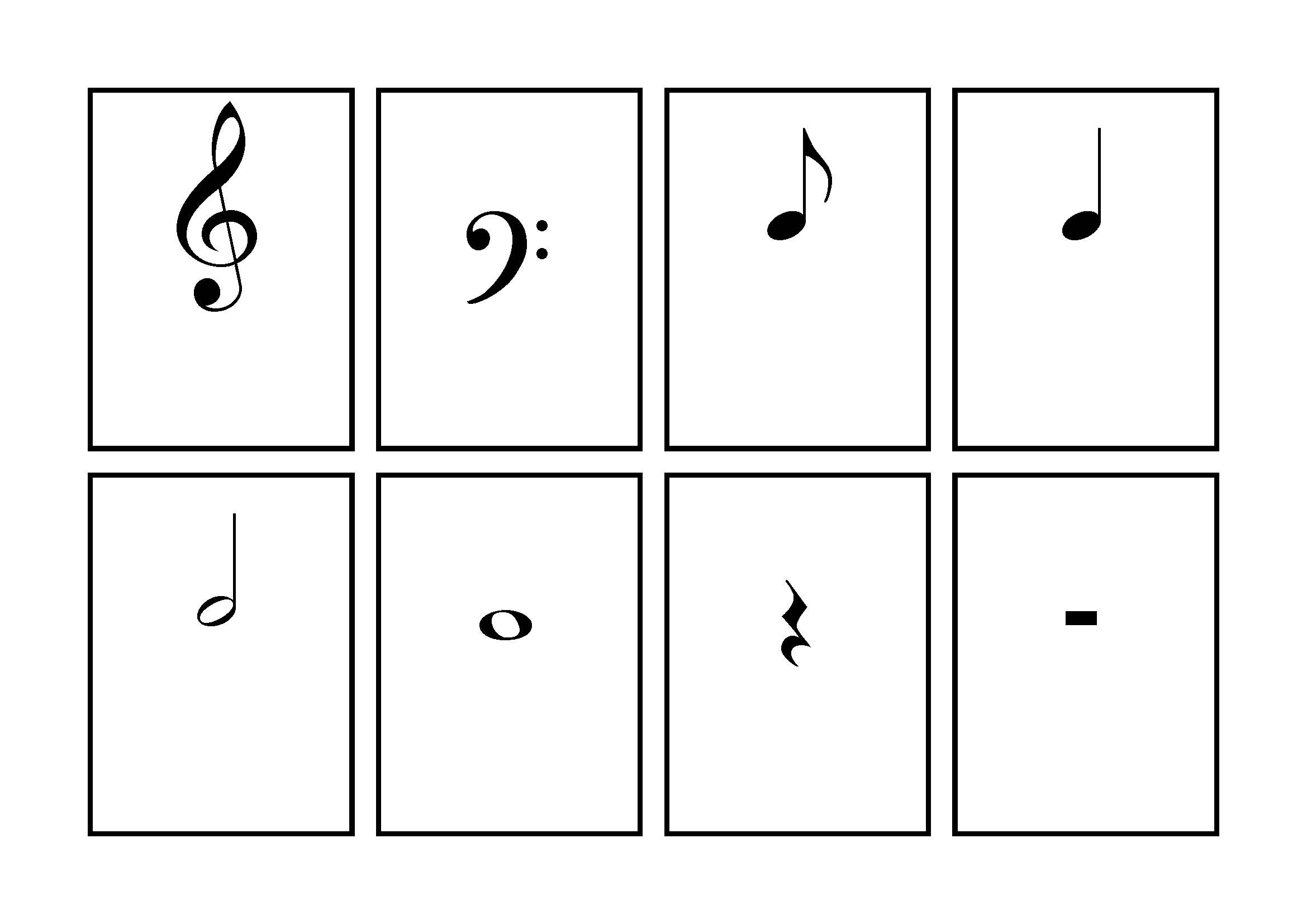 musical symbols names ff Clip Art Library