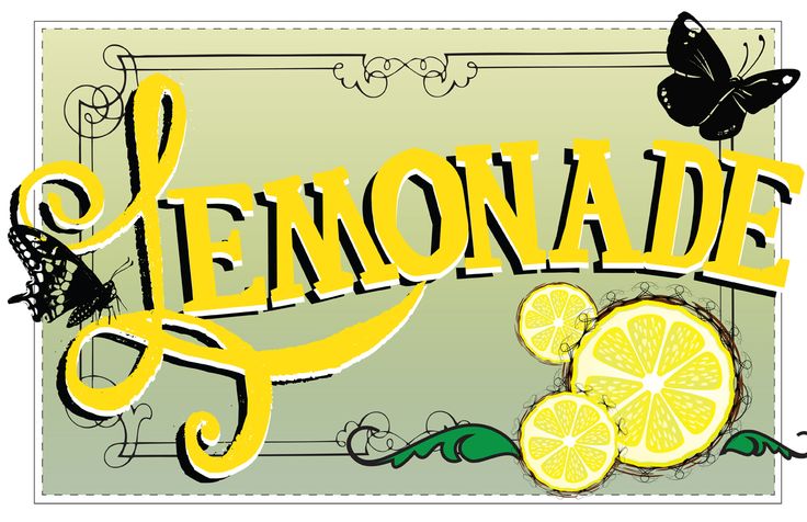 Lemonade stand sign