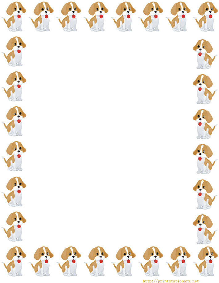 free clip art dog borders - photo #8