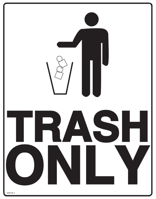 Free Trash Sign, Download Free Trash Sign png images, Free ClipArts on