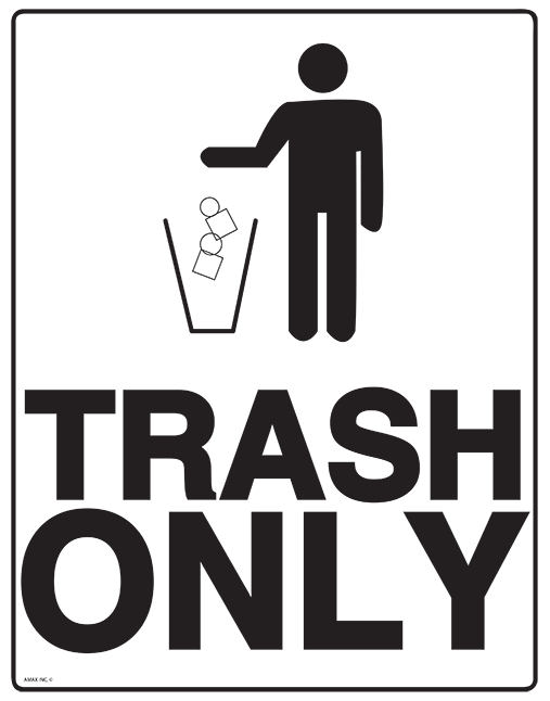 Trash Sign Printable Printable Word Searches