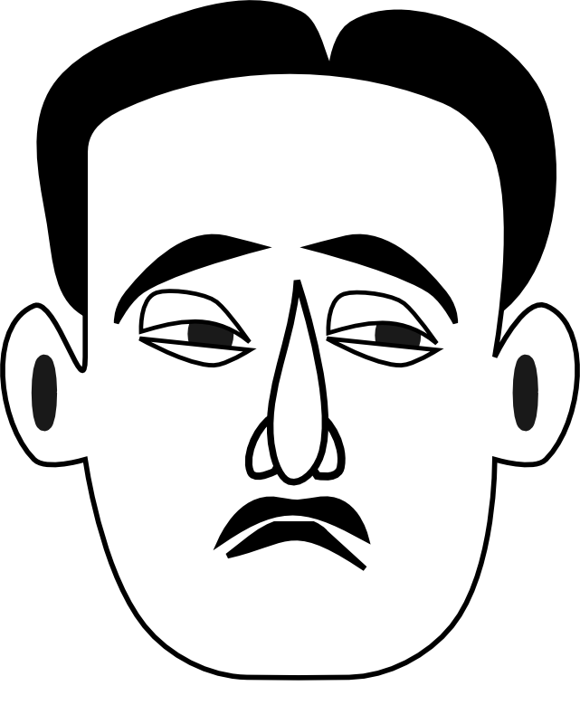Clipart - Sad Face (