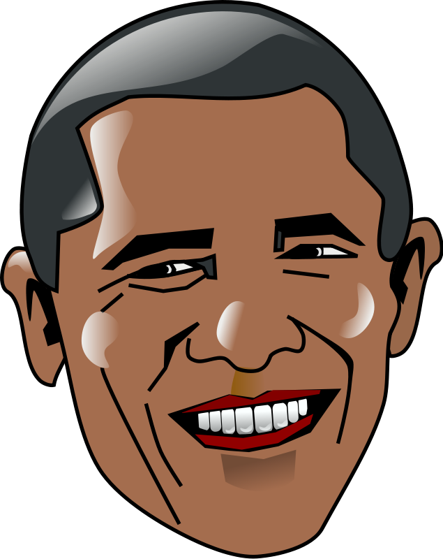 Free to Use  Public Domain Barack Obama Clip Art