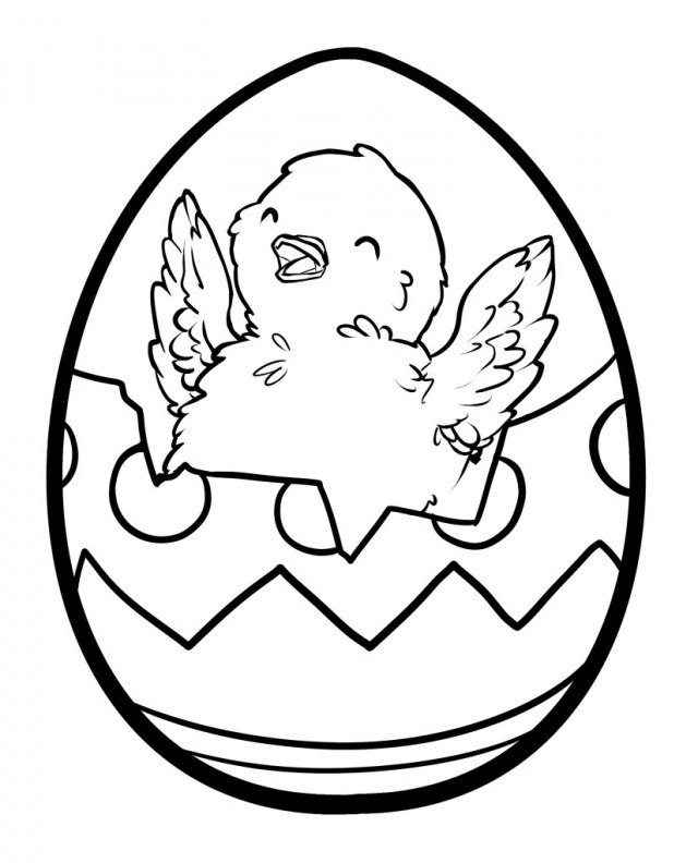 Easter Chick And Egg Clipart library 284595 Easter Chick Coloring Pages