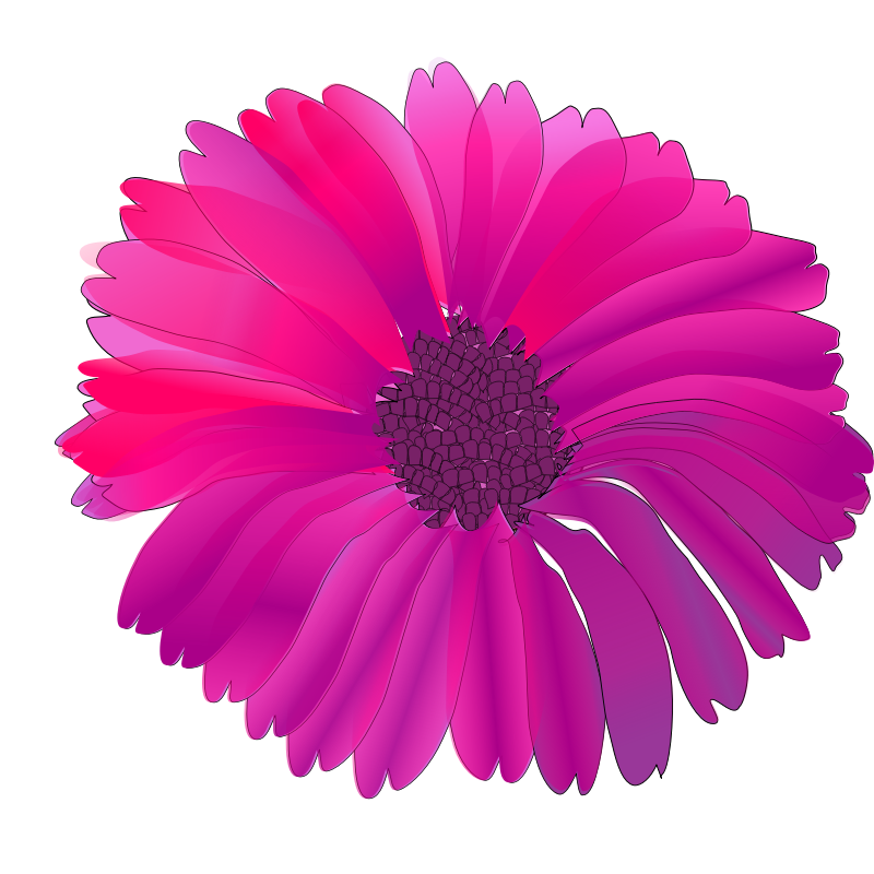 Clipart - flower pink