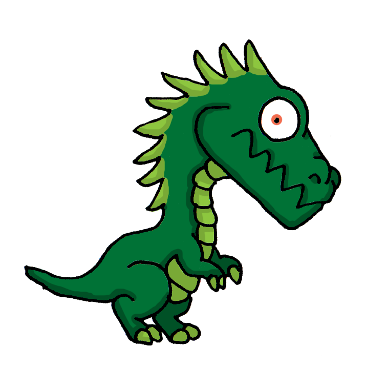 Clipart library: More Like Cartoon Fire Dragon by *Chookgirl