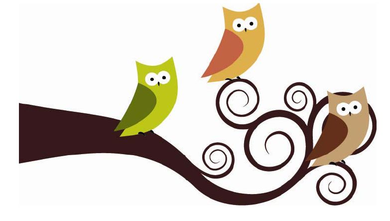 Baby Cartoon Owls - Clipart library
