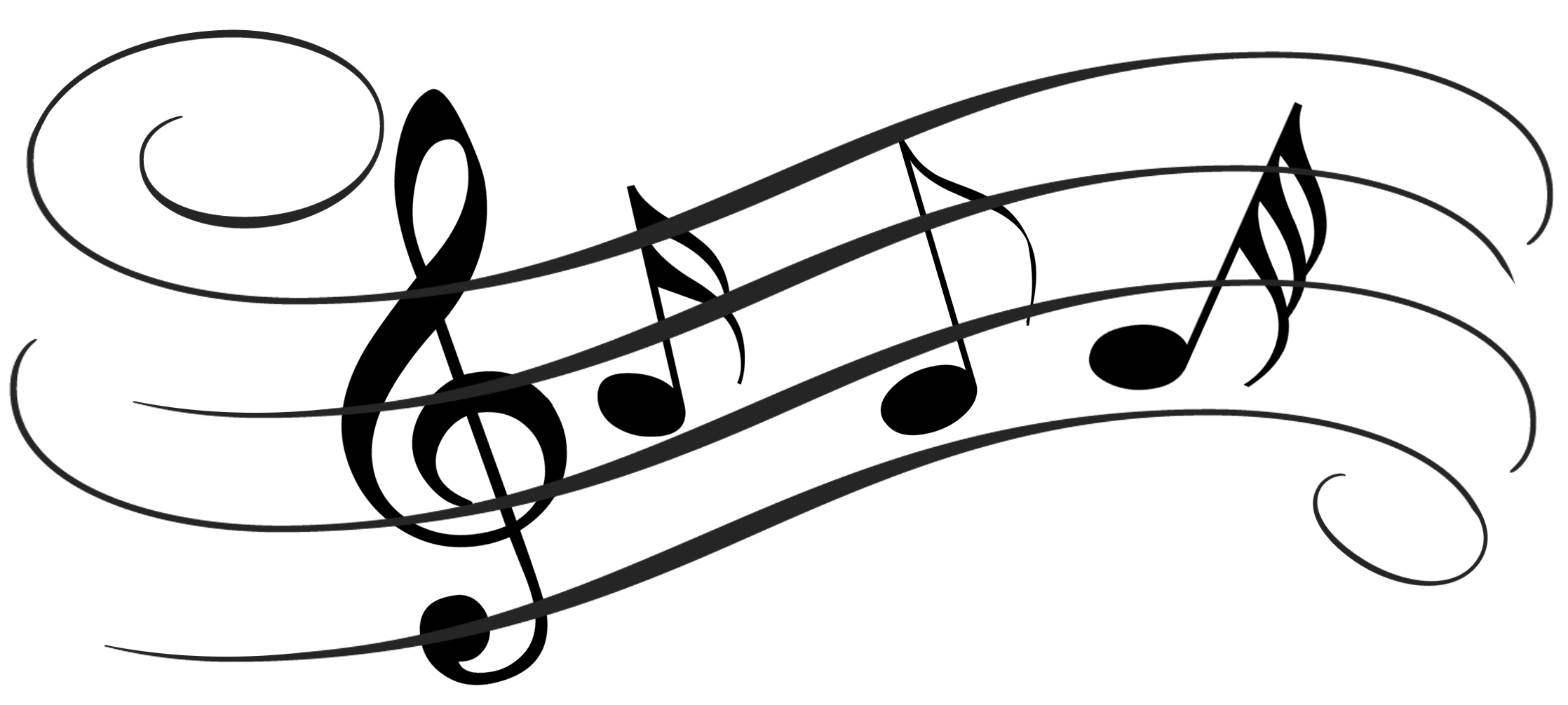 Drawings Of Musical Notes - Clipart library