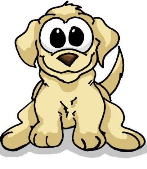 Cute Cartoon Dog Stock Vector Clipart Illustartion Of - ClipArt 