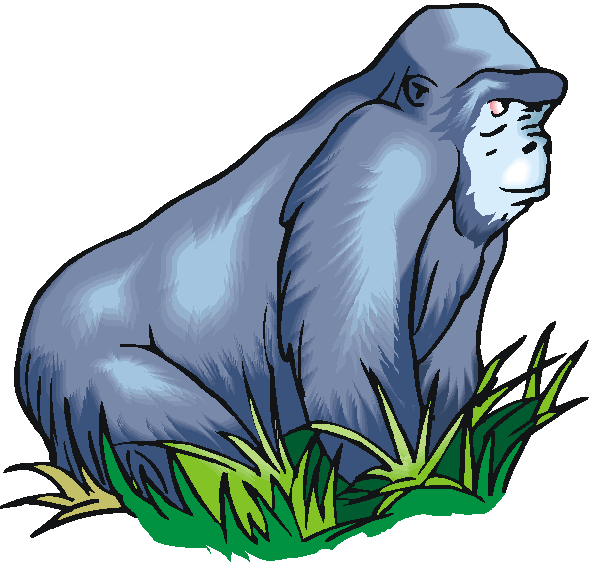 Gorilla Clip Art Cartoon | Clipart library - Free Clipart Images
