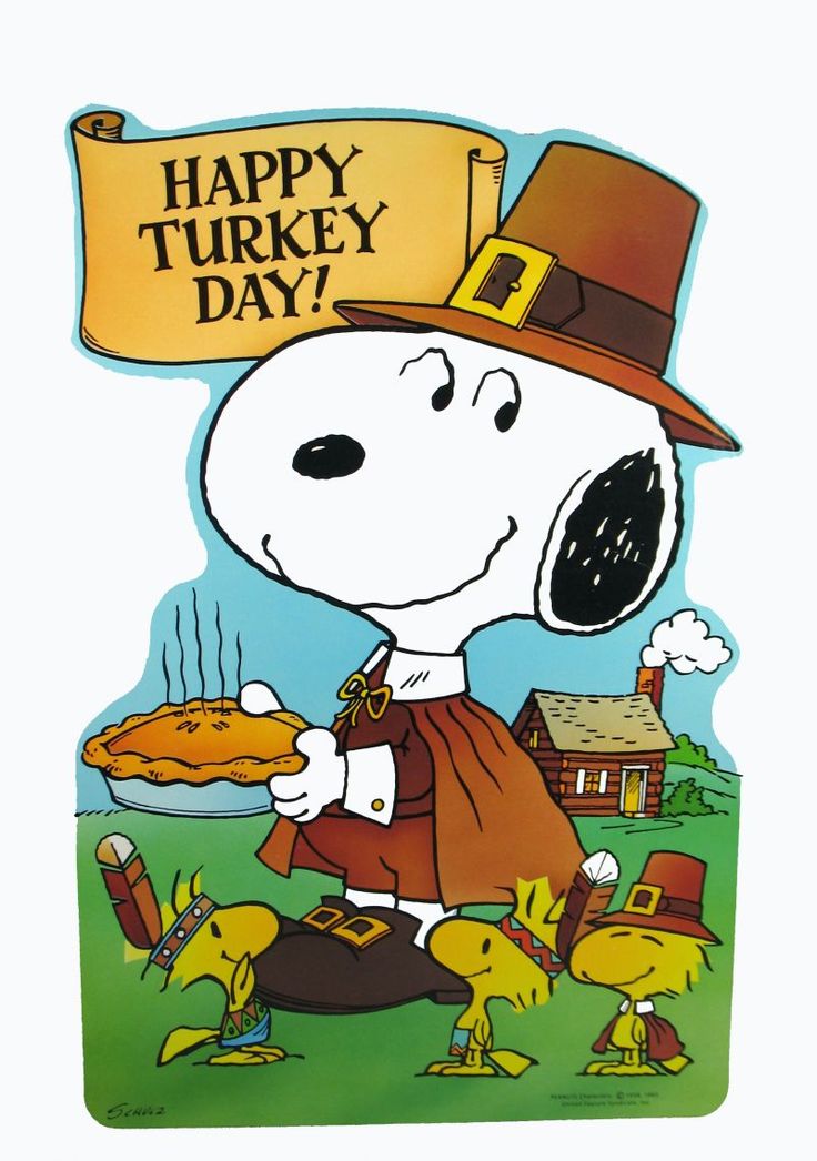 Snoopy Thanksgiving | Fall | Clipart library