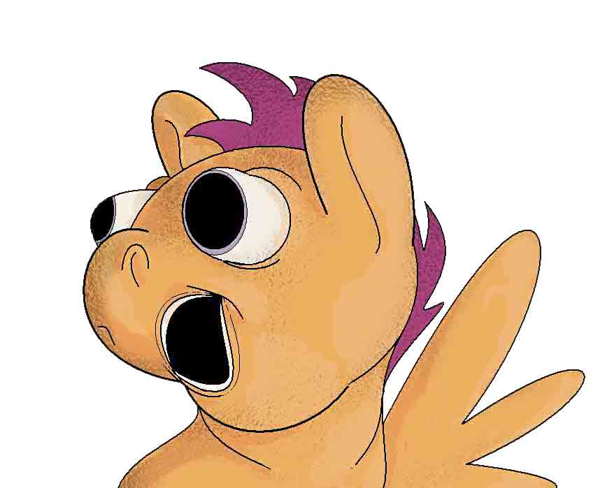excited scootaloo by applebeans on Clipart library